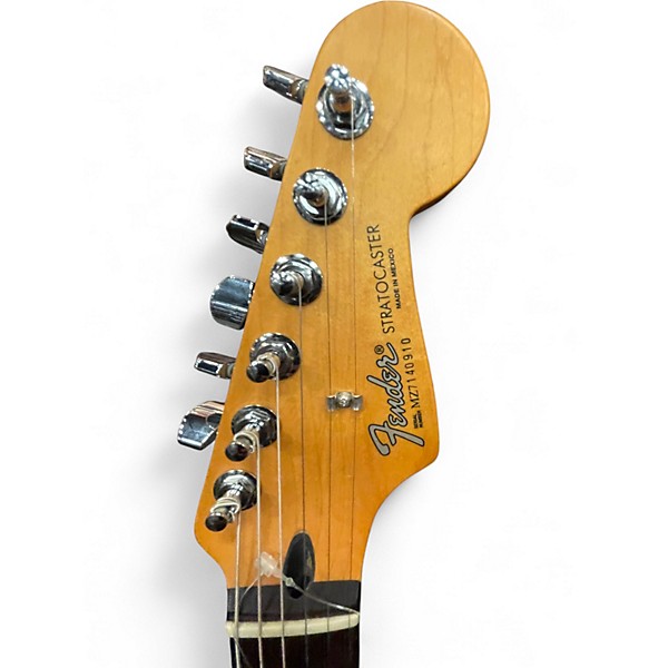 Used 2007 Fender Deluxe Lone Star Stratocaster Black Solid Body Electric Guitar