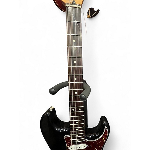 Used 2007 Fender Deluxe Lone Star Stratocaster Black Solid Body Electric Guitar