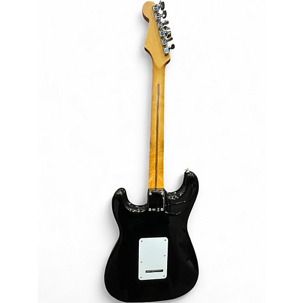 Used 2007 Fender Deluxe Lone Star Stratocaster Black Solid Body Electric Guitar