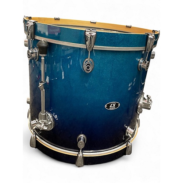 Used PDP by DW 7 Piece 7 PIECE X7 Blue Burst Drum Kit