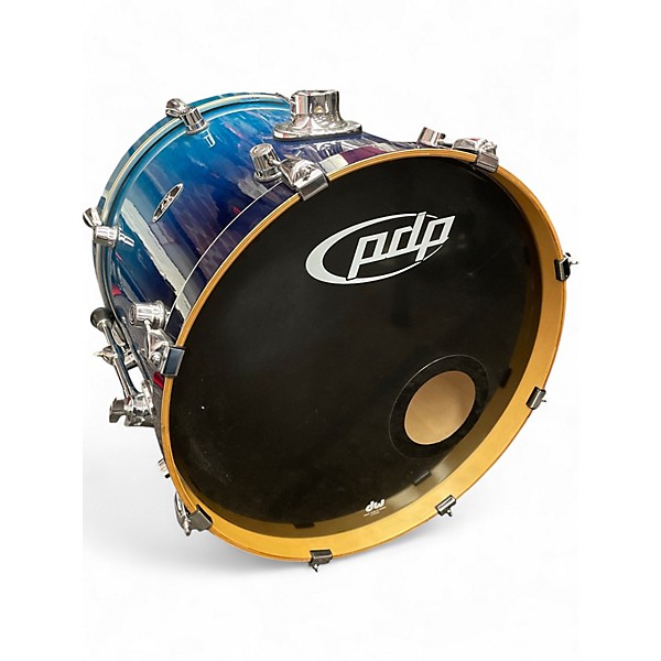 Used PDP by DW 7 Piece 7 PIECE X7 Blue Burst Drum Kit