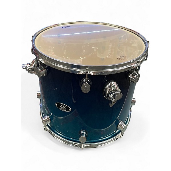 Used PDP by DW 7 Piece 7 PIECE X7 Blue Burst Drum Kit