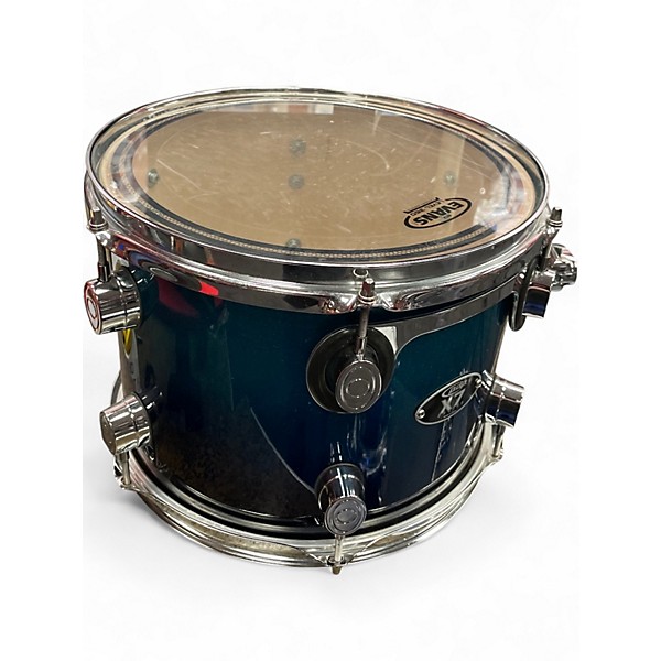 Used PDP by DW 7 Piece 7 PIECE X7 Blue Burst Drum Kit