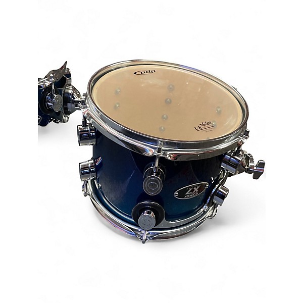 Used PDP by DW 7 Piece 7 PIECE X7 Blue Burst Drum Kit