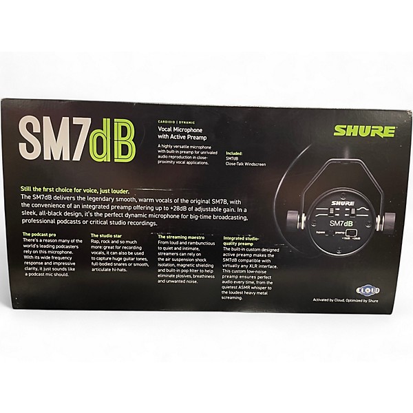 Used Shure SM7DB Dynamic Microphone