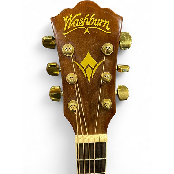 Used Washburn D100DLMK Natural Acoustic Guitar