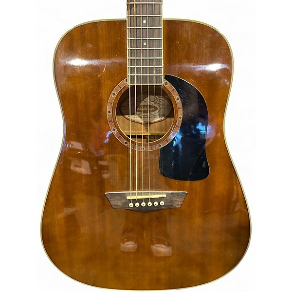 Used Washburn D100DLMK Natural Acoustic Guitar