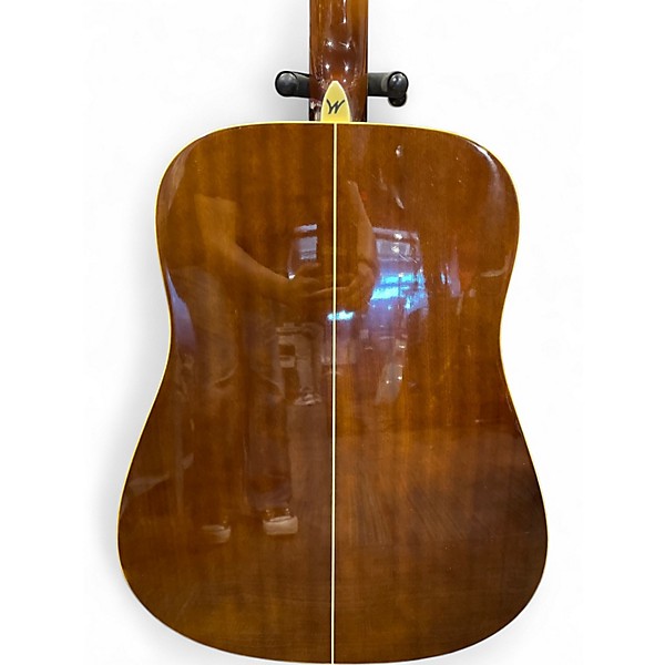 Used Washburn D100DLMK Natural Acoustic Guitar