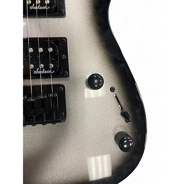 Used Jackson JS1X Minion Black and Silver Solid Body Electric Guitar