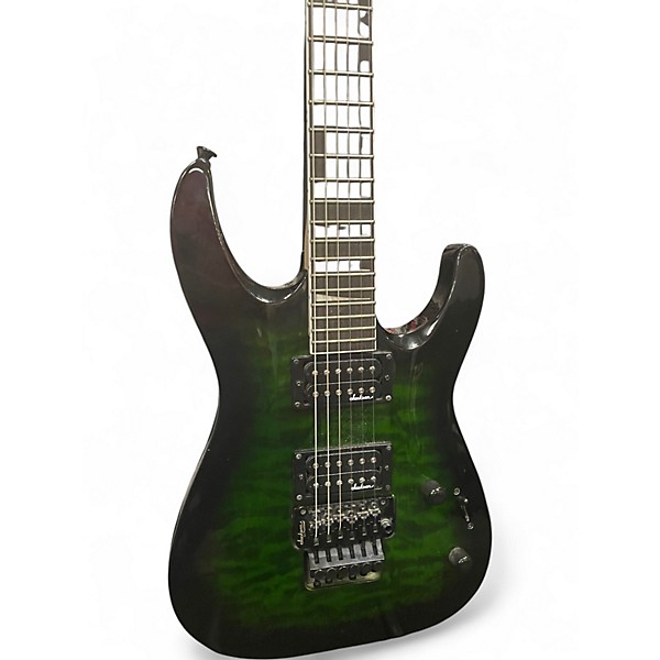 Used Jackson JS20 Green Solid Body Electric Guitar
