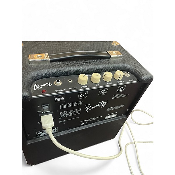 Used Fender Rumble 15 V2 15W 1X8 Bass Combo Amp
