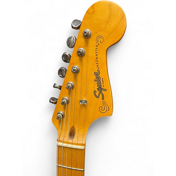 Used Squier 40th Anniversary Jazzmaster Vintage Edition Seafoam Green Solid Body Electric Guitar
