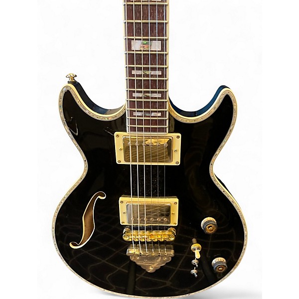 Used Ibanez AR520H Black Hollow Body Electric Guitar