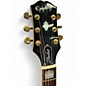 Used Epiphone J200EC Black and Silver Acoustic Guitar