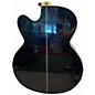 Used Epiphone J200EC Black and Silver Acoustic Guitar