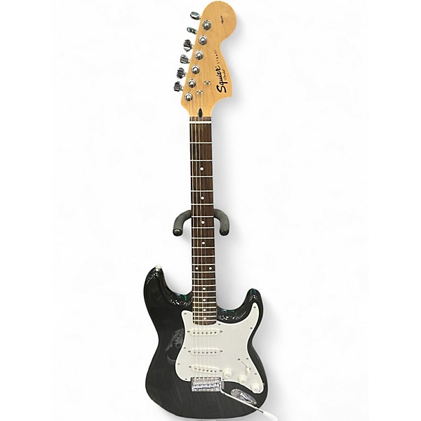 Used Squier Affinity Stratocaster Black Solid Body Electric Guitar