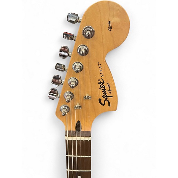 Used Squier Affinity Stratocaster Black Solid Body Electric Guitar