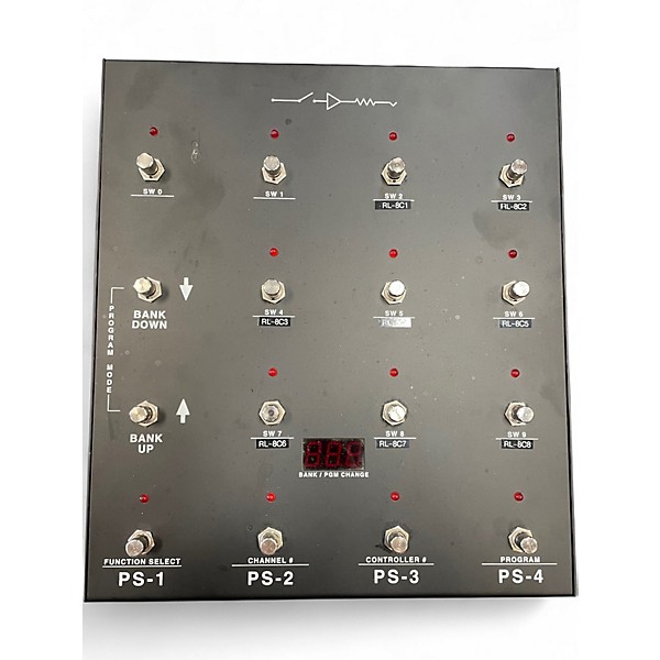 Used Custom Audio Electronics RS-10 MIDI Foot Controller