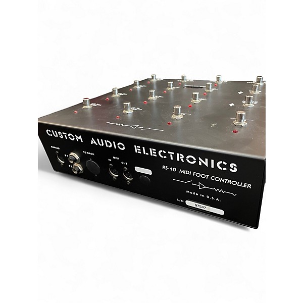 Used Custom Audio Electronics RS-10 MIDI Foot Controller