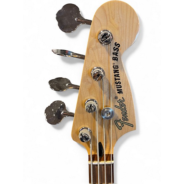Used Fender Player Mustang Bass PJ Olympic White Electric Bass Guitar