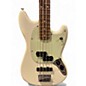 Used Fender Player Mustang Bass PJ Olympic White Electric Bass Guitar