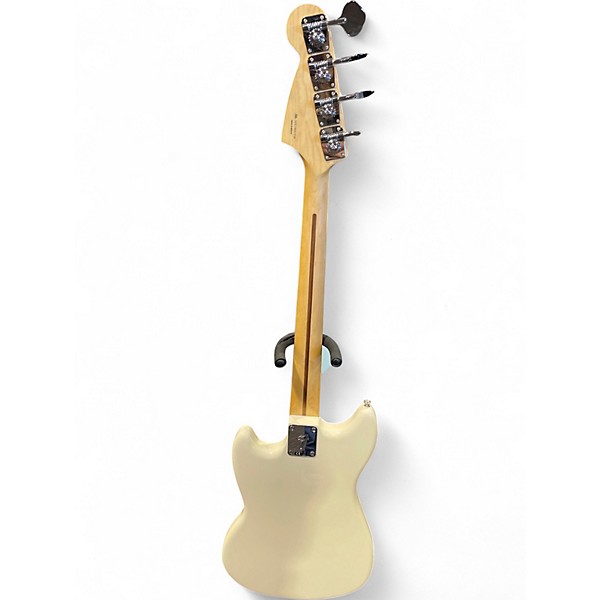 Used Fender Player Mustang Bass PJ Olympic White Electric Bass Guitar