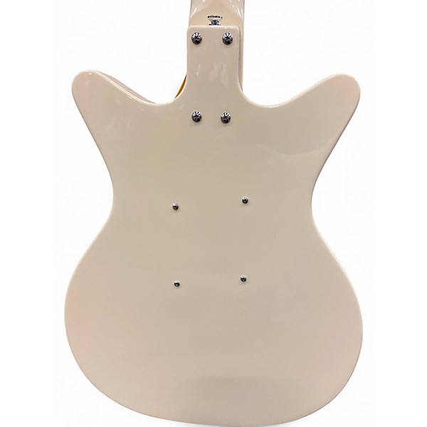 Used Danelectro 59DC Antique White Electric Bass Guitar