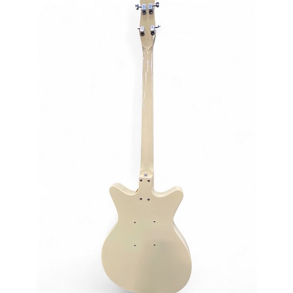 Used Danelectro 59DC Antique White Electric Bass Guitar