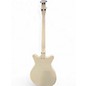 Used Danelectro 59DC Antique White Electric Bass Guitar