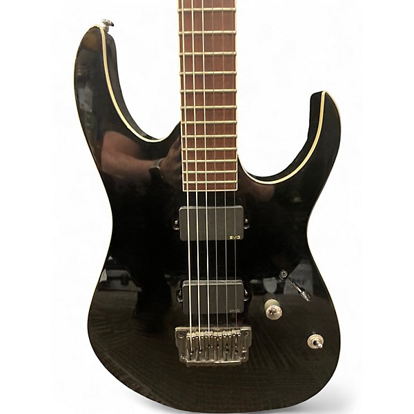 Used Ibanez RGIB6 Black Solid Body Electric Guitar
