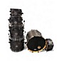Used Crush Drums & Percussion 6 Piece Chameleon Ash Black Drum Kit thumbnail
