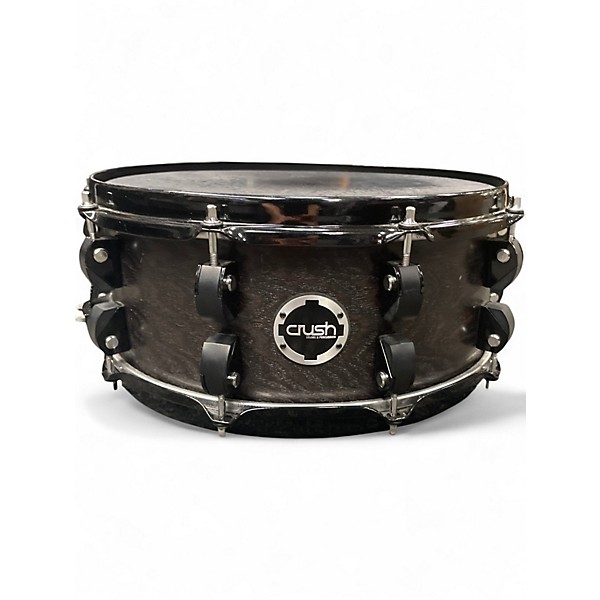 Used Crush Drums & Percussion 6 Piece Chameleon Ash Black Drum Kit