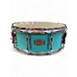 Used Yamaha 14X5.5 Stage Custom Snare Surf Green Drum thumbnail