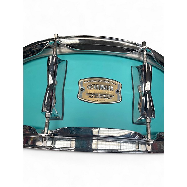 Used Yamaha 14X5.5 Stage Custom Snare Surf Green Drum