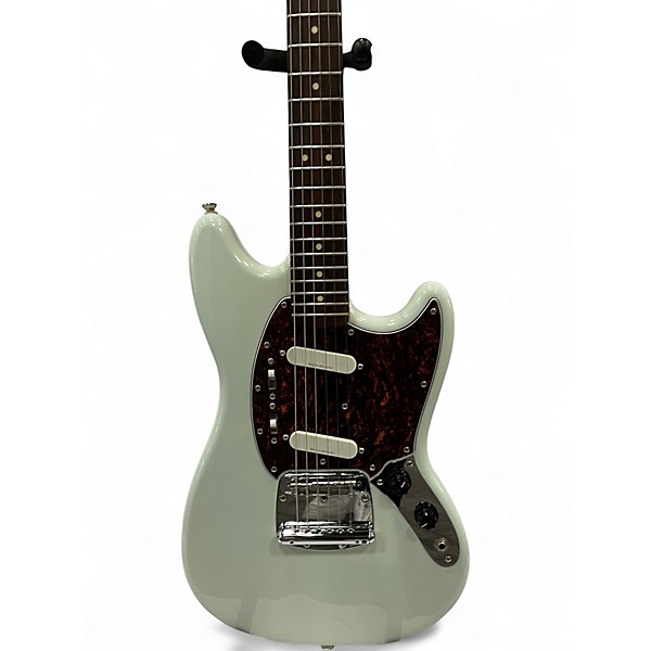 Used 2015 Squier Vintage Modified Mustang Sonic Blue Solid Body Electric Guitar