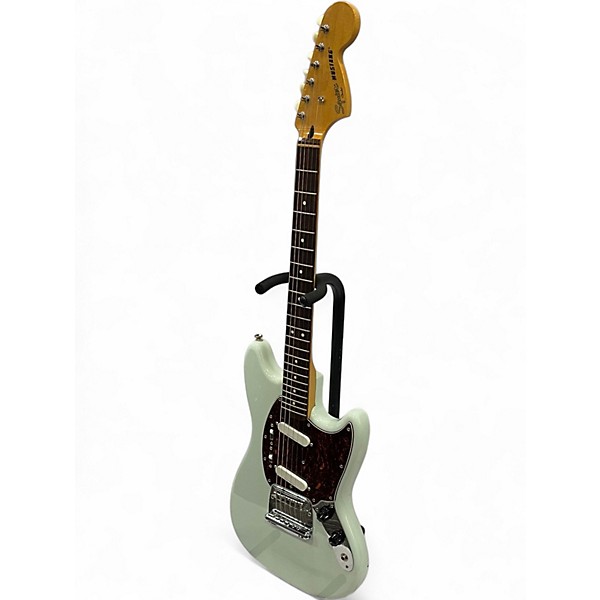 Used 2015 Squier Vintage Modified Mustang Sonic Blue Solid Body Electric Guitar