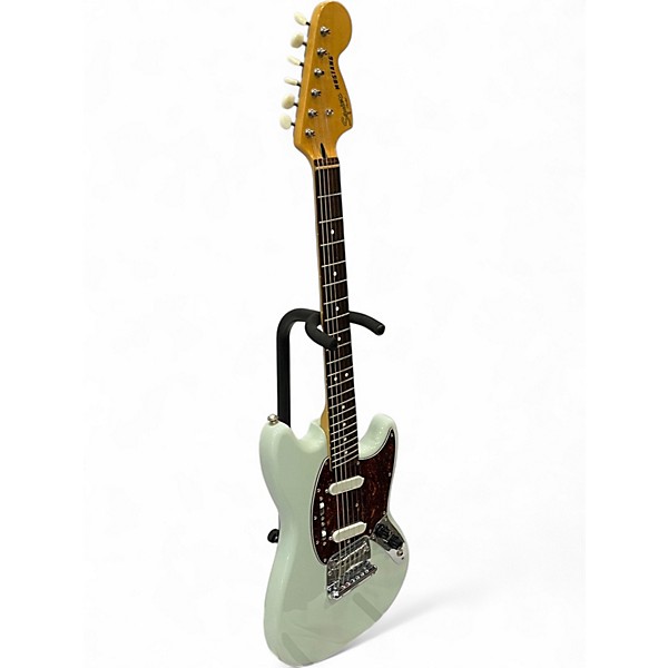Used 2015 Squier Vintage Modified Mustang Sonic Blue Solid Body Electric Guitar