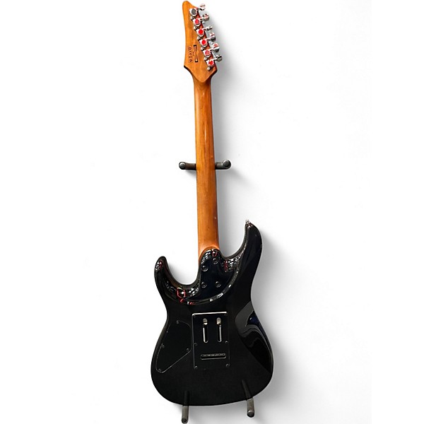 Used Ibanez AZ24S1F Standard Transparent Black Sunburst Solid Body Electric Guitar