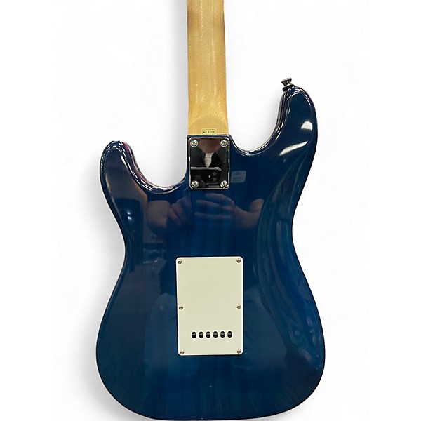 Used Jay Turser Double Cut Blue Solid Body Electric Guitar