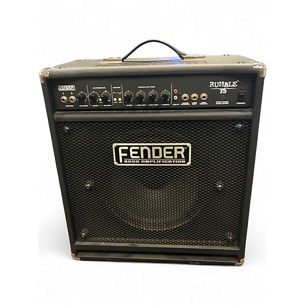 Used Fender Rumble 75 75W 1x12 Bass Combo Amp