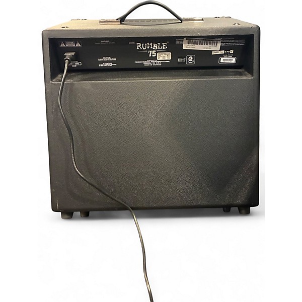 Used Fender Rumble 75 75W 1x12 Bass Combo Amp