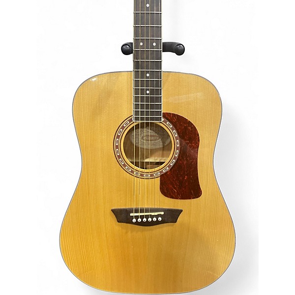 Used Washburn HD10S Natural Acoustic Guitar