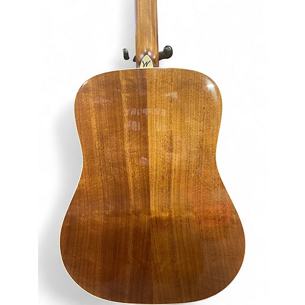 Used Washburn HD10S Natural Acoustic Guitar