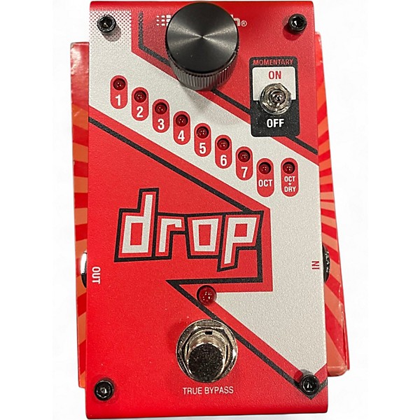 Used DigiTech The Drop Polyphonic Drop Tune Pitch-Shifter Effect Pedal