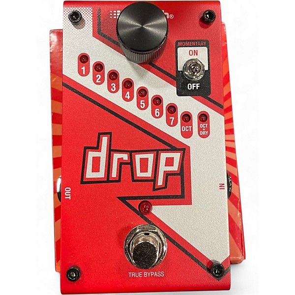 Used DigiTech The Drop Polyphonic Drop Tune Pitch-Shifter Effect Pedal