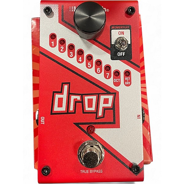 Used DigiTech The Drop Polyphonic Drop Tune Pitch-Shifter Effect Pedal