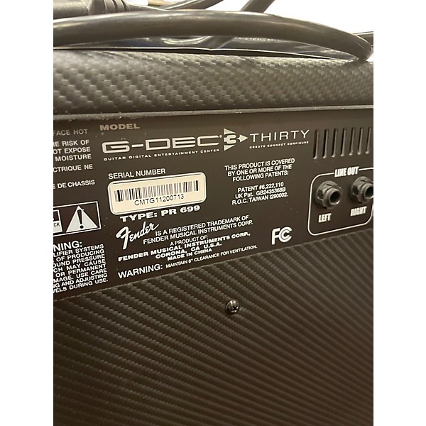 Used Fender G DEC 30 Guitar Combo Amp