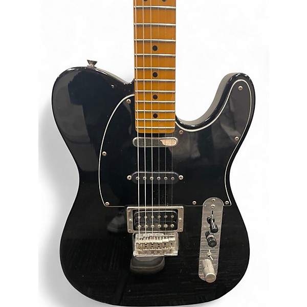 Used Fender MODERN PLAYER TELECASTER Trans Black Solid Body Electric Guitar