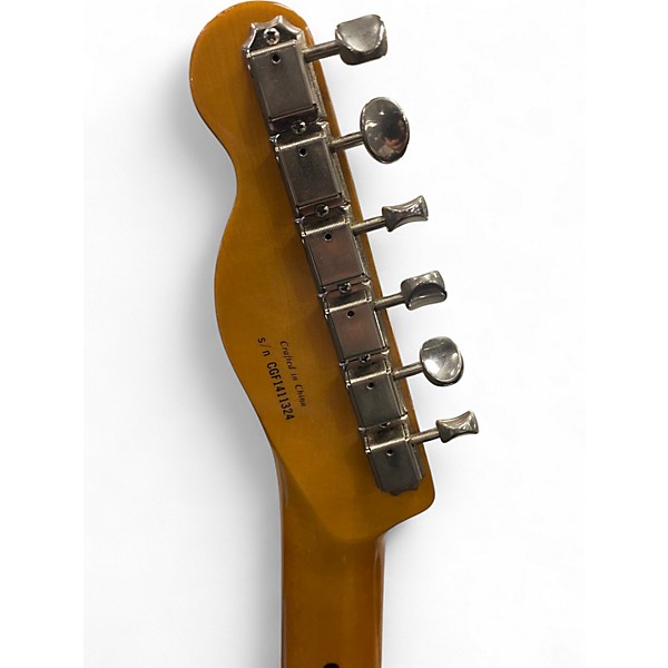 Used Fender MODERN PLAYER TELECASTER Trans Black Solid Body Electric Guitar