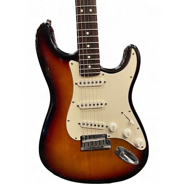 Used 1991 Fender American Standard Stratocaster Sunburst Solid Body Electric Guitar
